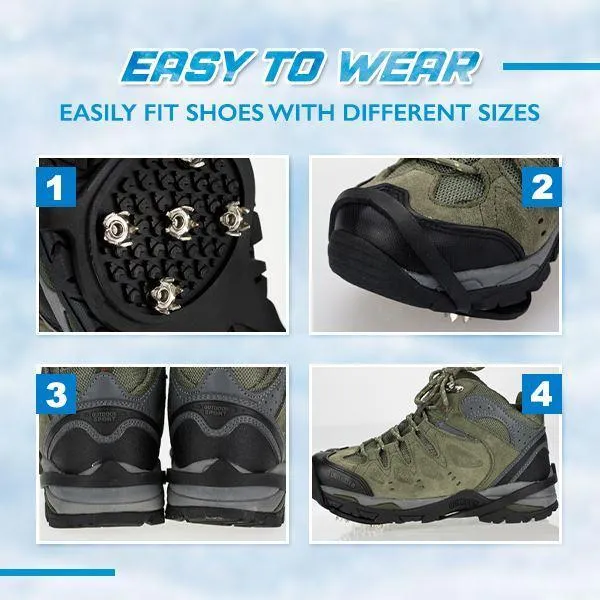 1Pair Anti Slip Ice Traction Cleats
