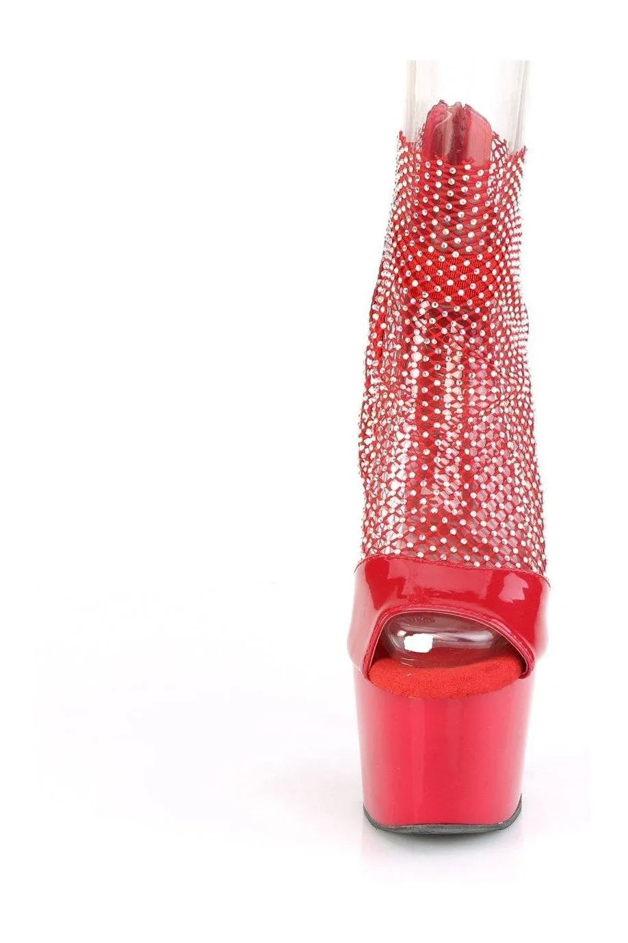 ADORE-765RM Exotic Sandal | Red Patent