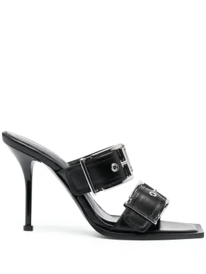 Alexander Mcqueen Black Sandals