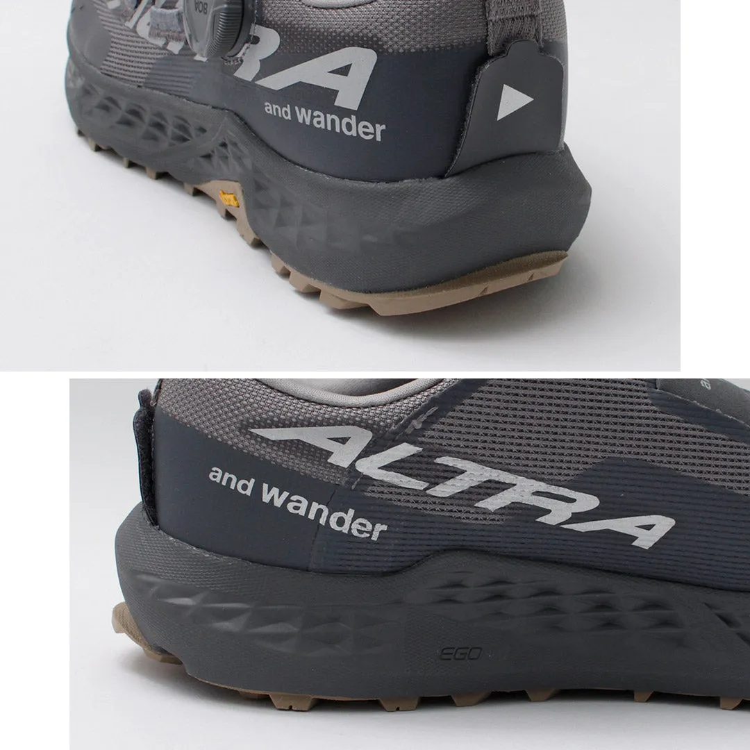 AND WANDER / Altra Collaboration Timp 5 BOA Sneakers