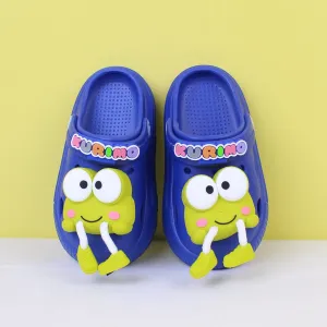 Attractive Funky Blue Flat Slides