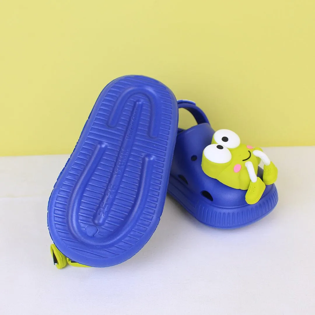 Attractive Funky Blue Flat Slides