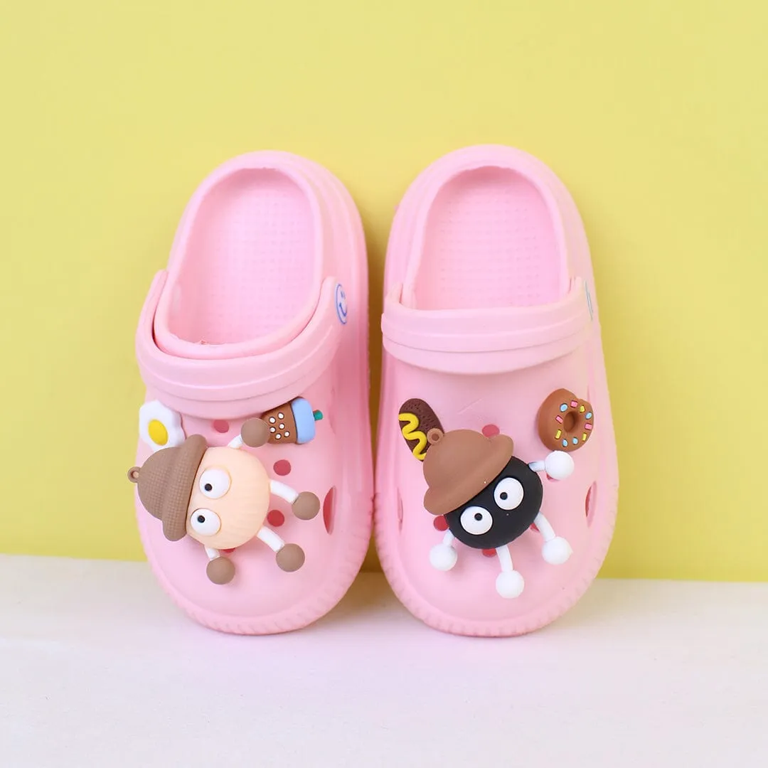 Attractive Pink Themed Kids Clogs