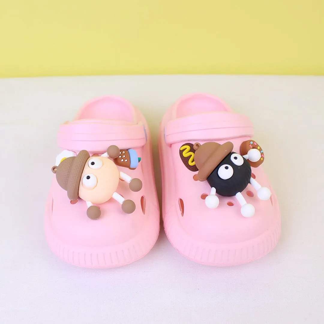 Attractive Pink Themed Kids Clogs