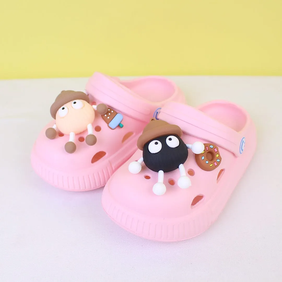 Attractive Pink Themed Kids Clogs