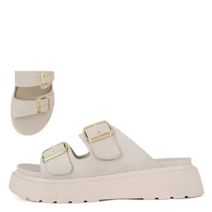 Beige Platform Sandal