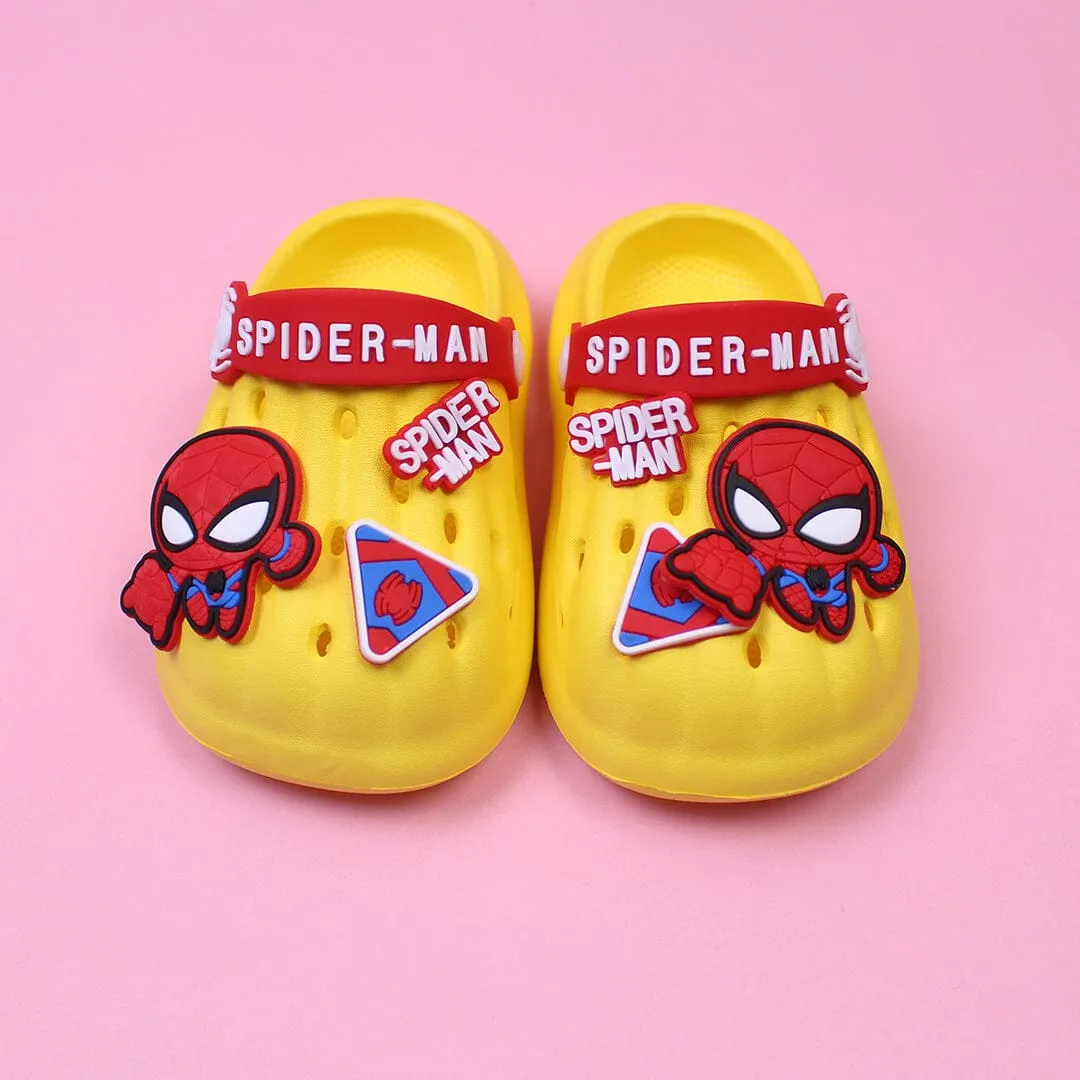 Blasting Yellow Spider Man Clogs