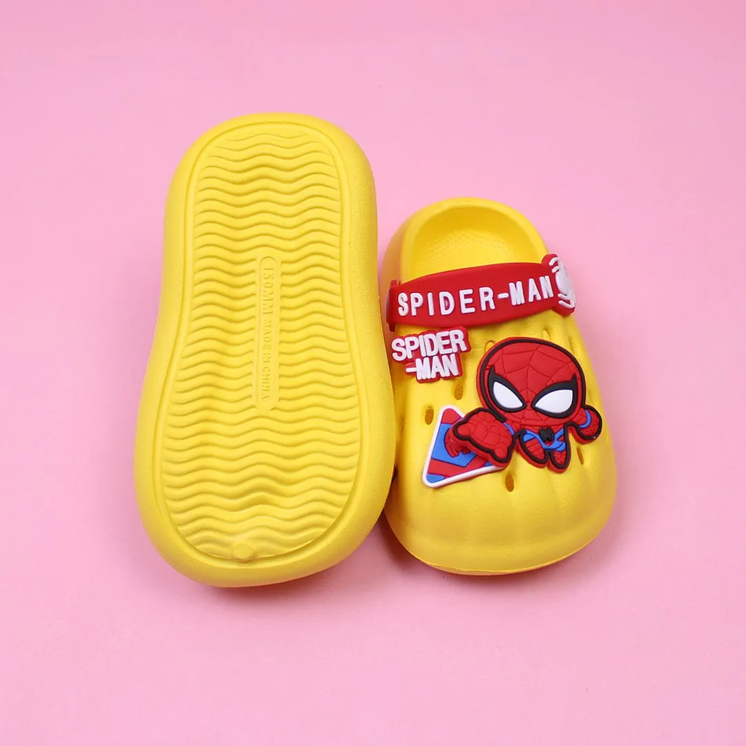 Blasting Yellow Spider Man Clogs