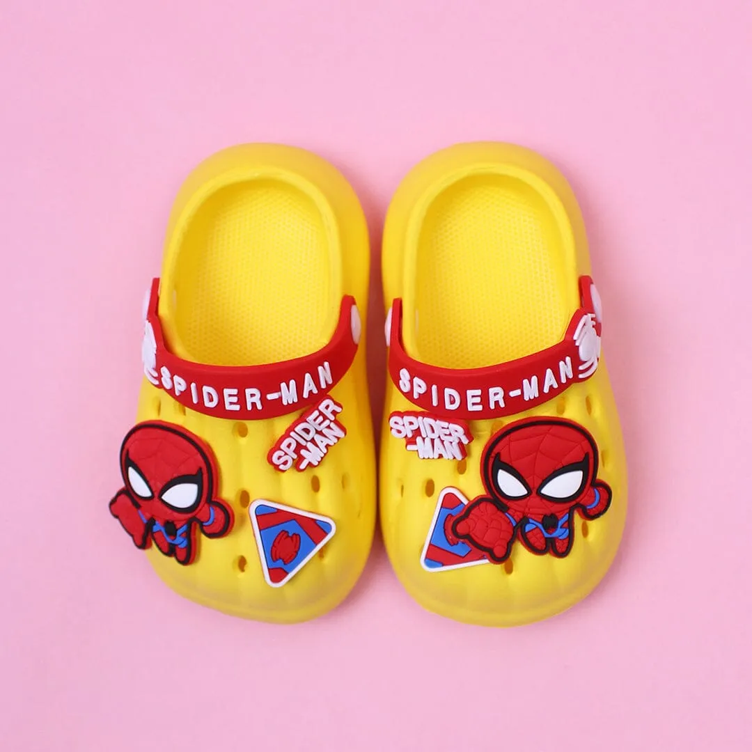 Blasting Yellow Spider Man Clogs