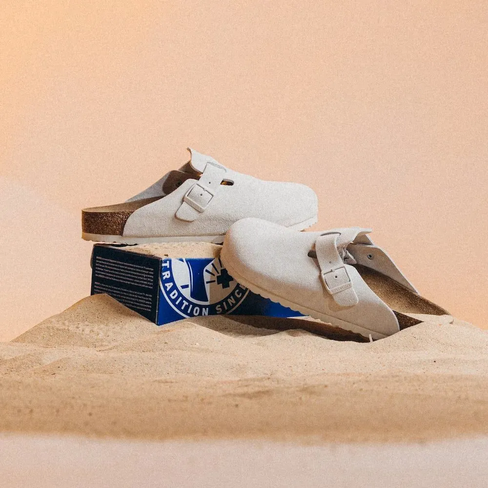 Boston Suede Antique White