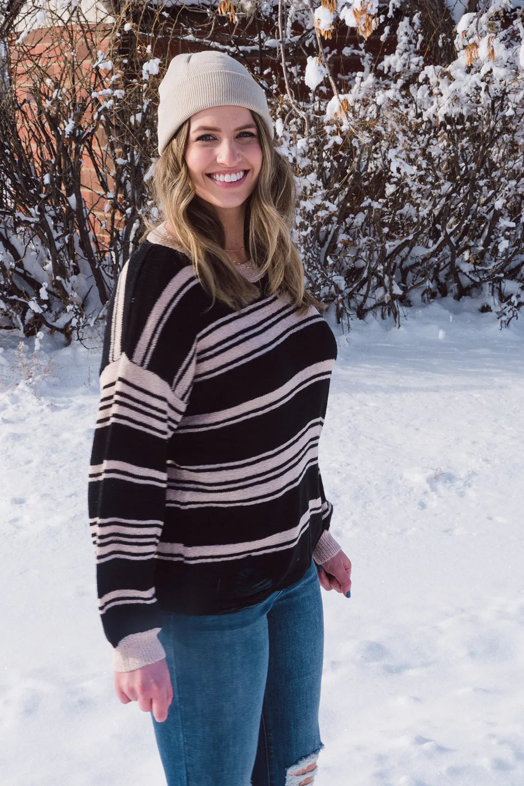 Cassidy Long Sleeve Knit Sweater