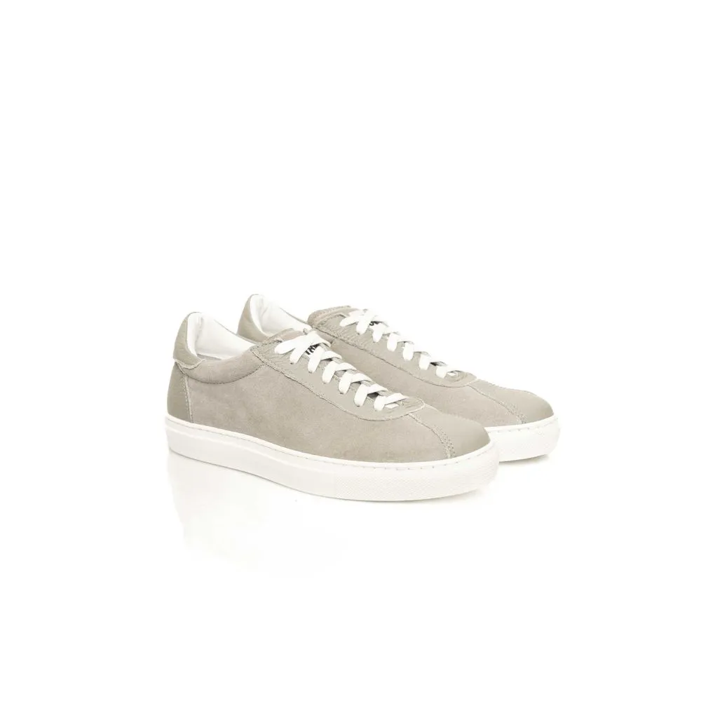 Cerruti 1881 Gray Cowhide Men's Sneaker