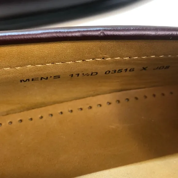 Cole Haan Burgundy Loafers Size 11.5