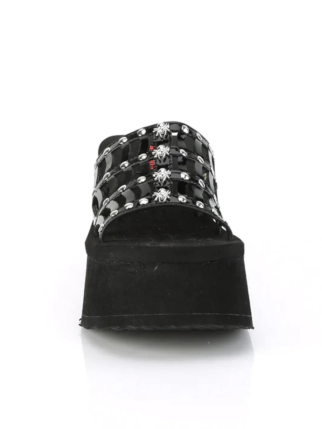 DEMONIA FUNN-13 - BLACK PATENT ✰ PRE ORDER ✰