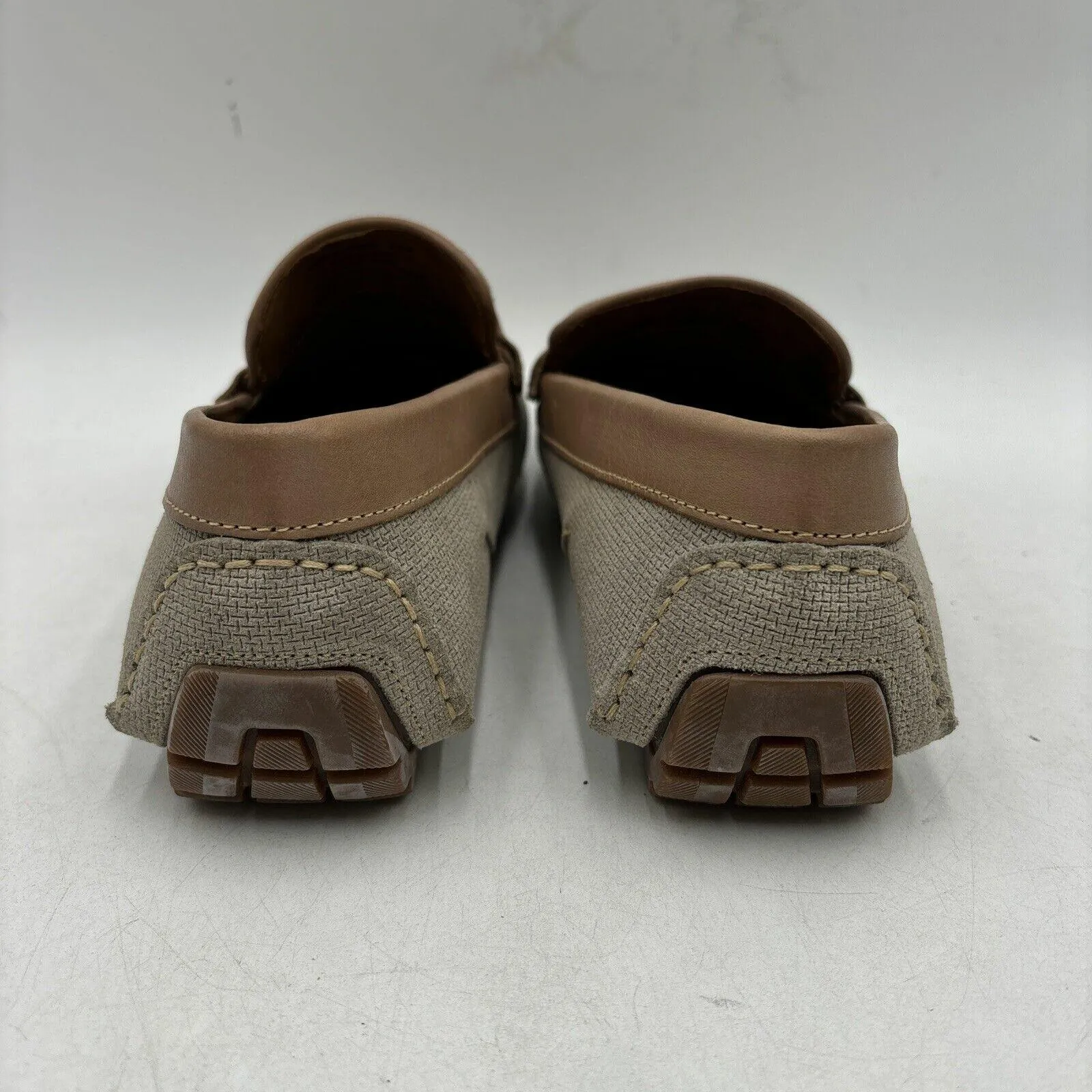 Donald Pliner DONNIEDR Leather Slip On Moccasin Driving Loafers Men’s Size 8.5M - Very Good