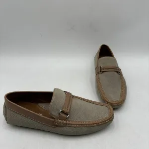 Donald Pliner DONNIEDR Leather Slip On Moccasin Driving Loafers Men’s Size 8.5M - Very Good