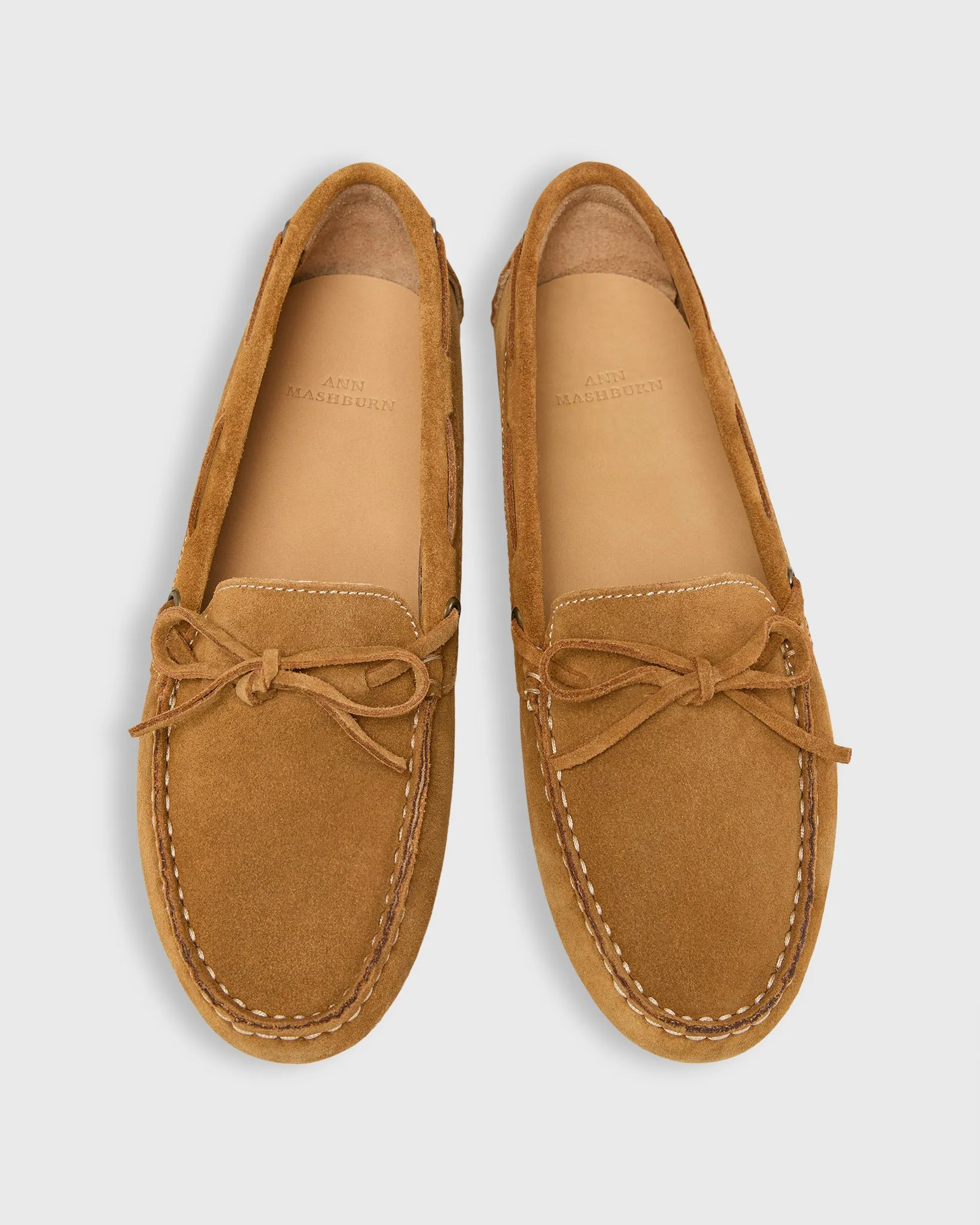 Driving Moccasin in Camel Suede