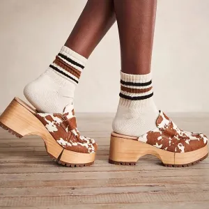 FP Corbin Hair Loafer Clog