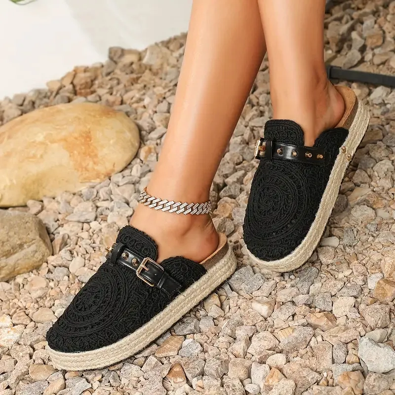 Geely Lace Wooden Clogs™