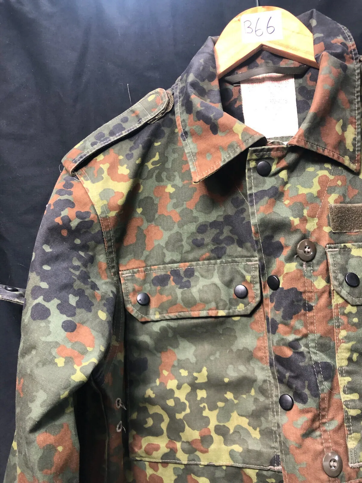 Genuine German Army Issue Flecktarn Camouflaged Combat Jacket Smock - 175/100
