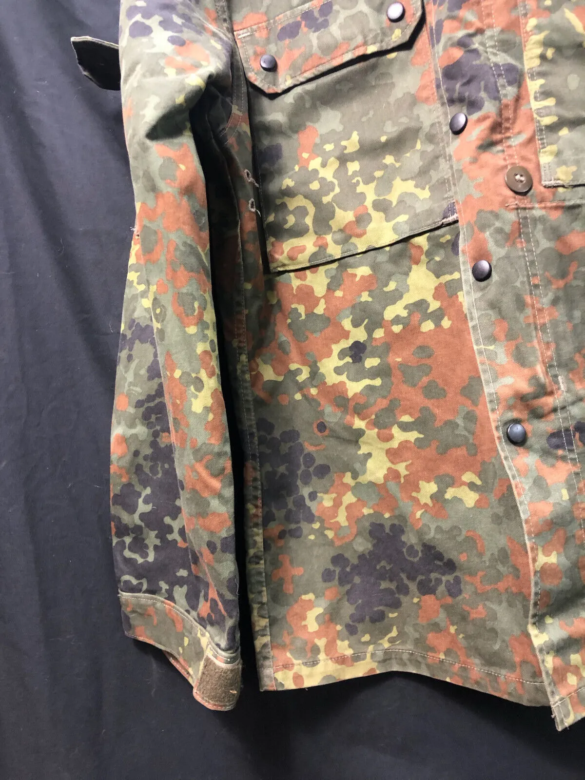Genuine German Army Issue Flecktarn Camouflaged Combat Jacket Smock - 175/100
