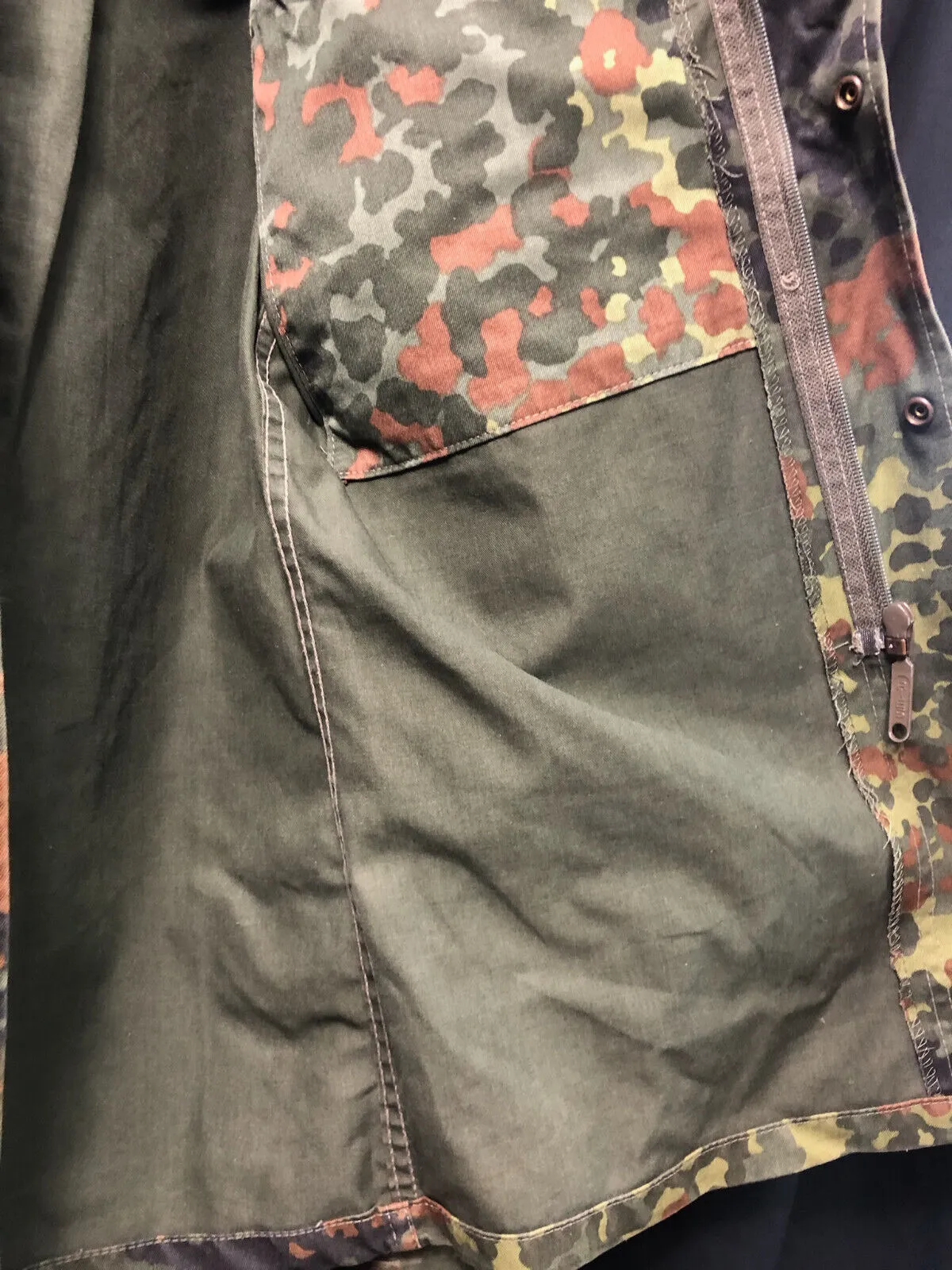 Genuine German Army Issue Flecktarn Camouflaged Combat Jacket Smock - 175/100