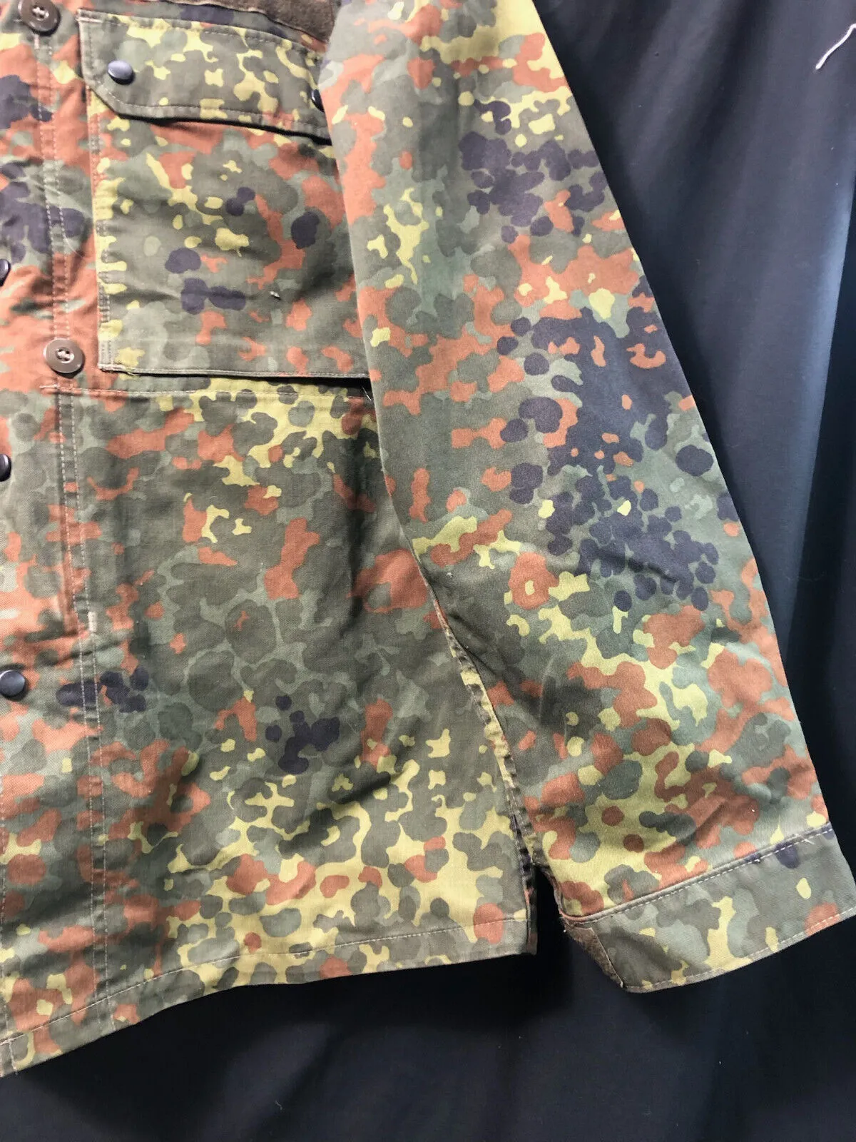 Genuine German Army Issue Flecktarn Camouflaged Combat Jacket Smock - 175/100