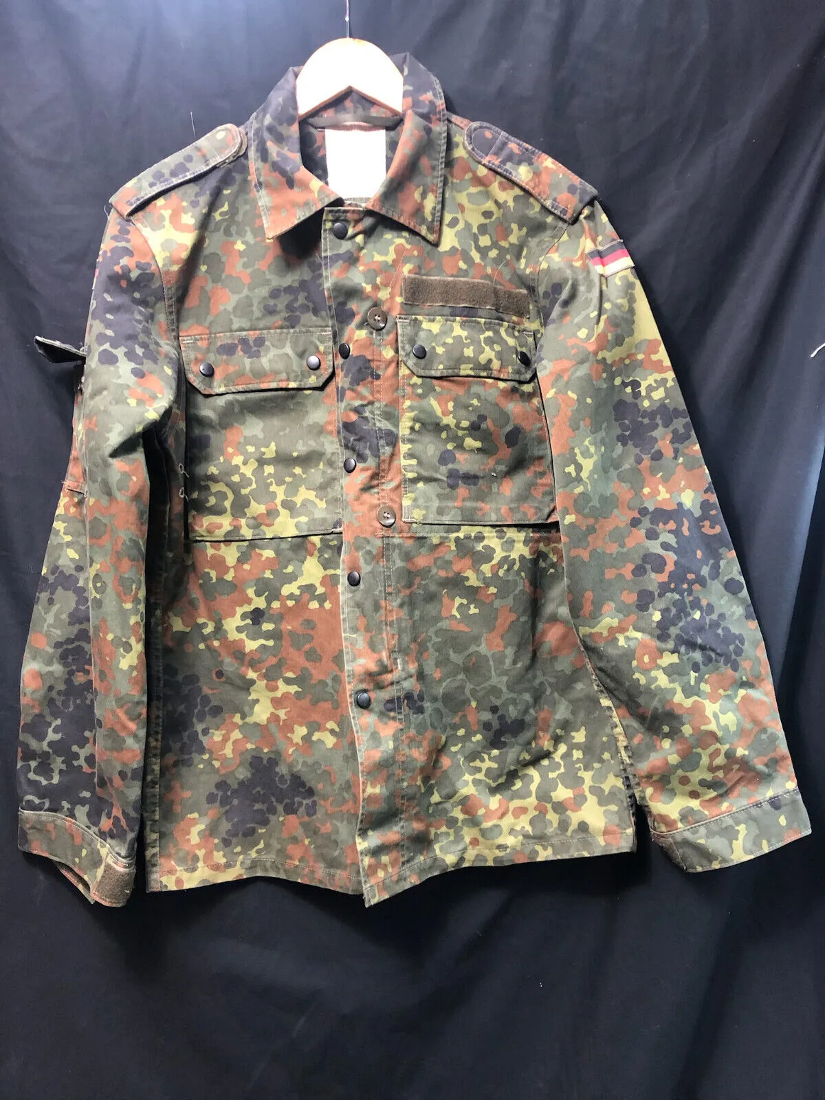 Genuine German Army Issue Flecktarn Camouflaged Combat Jacket Smock - 175/100
