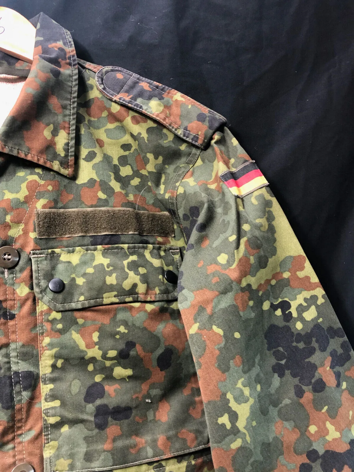 Genuine German Army Issue Flecktarn Camouflaged Combat Jacket Smock - 175/100