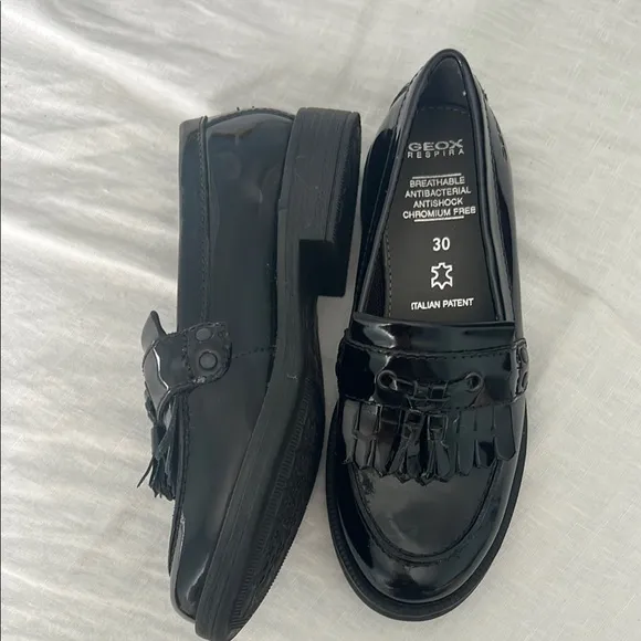 Geox Girl’s Italian Black Loafers