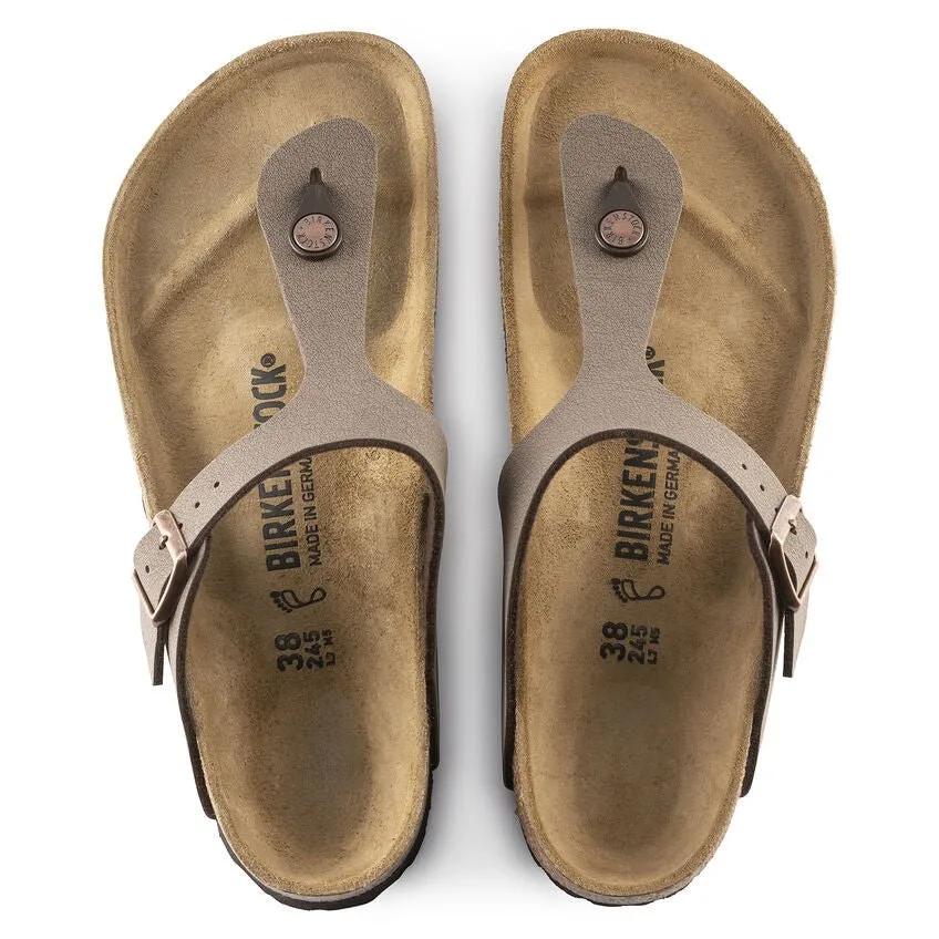 'Gizeh' women's slide thong sandal - Brown