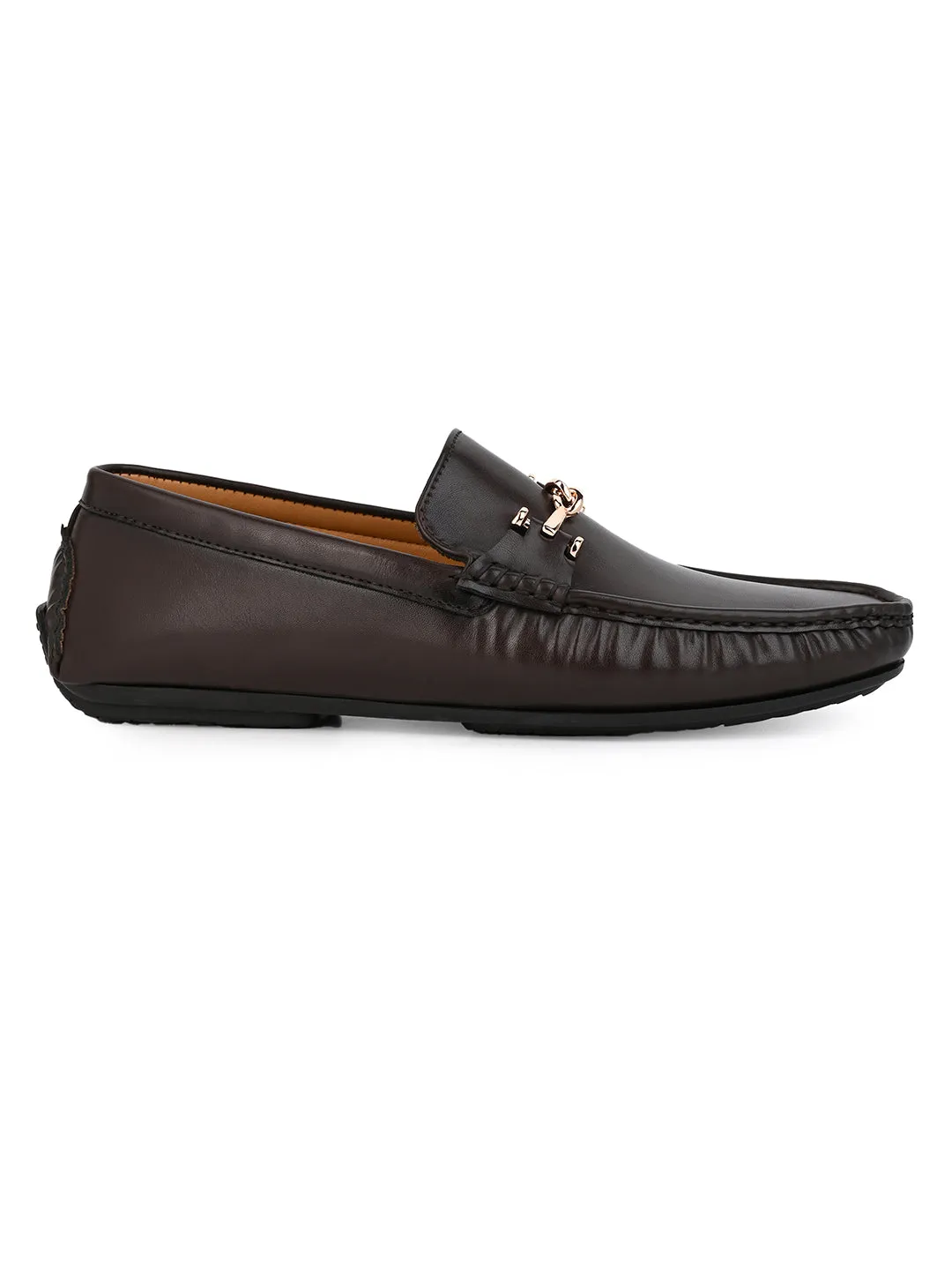 Hydes N Hues Brown Loafers for Men