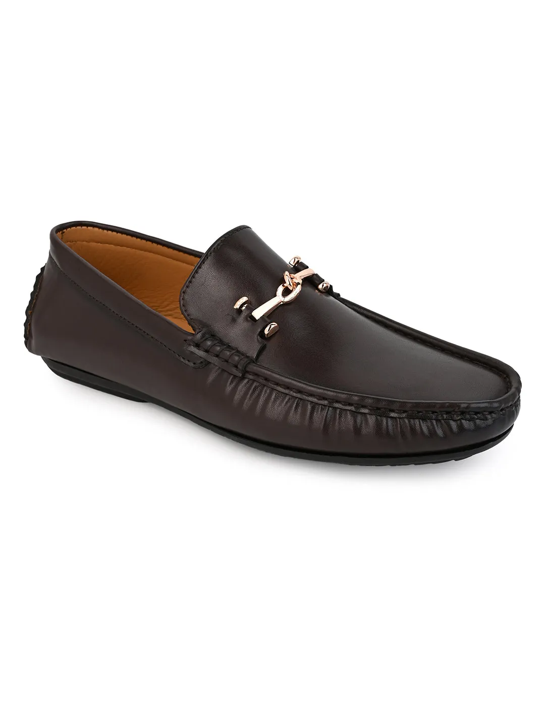 Hydes N Hues Brown Loafers for Men