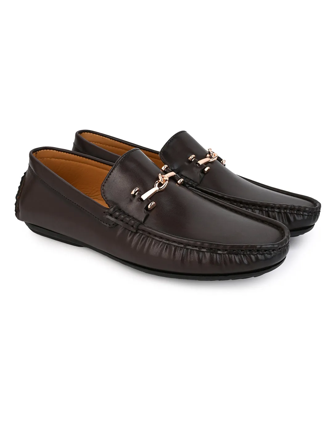 Hydes N Hues Brown Loafers for Men