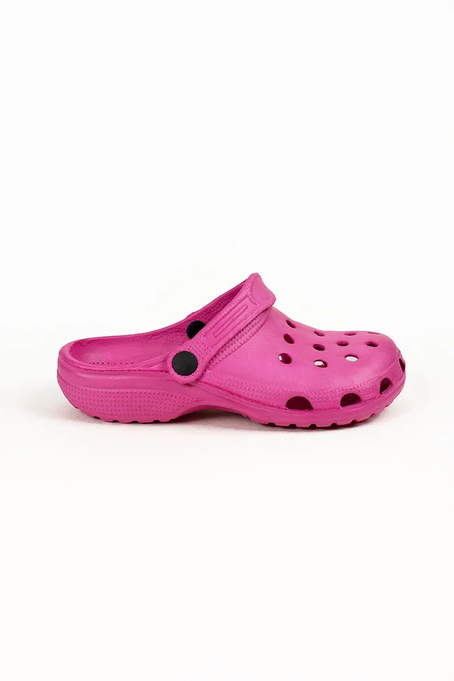 Jennifer Fuchsia Clogs