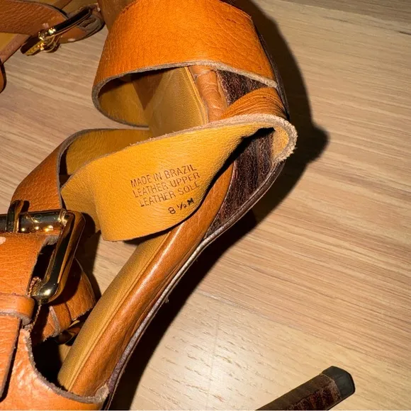 Kors by Michael Kors Paris Platform Sandals in Brown 8.5