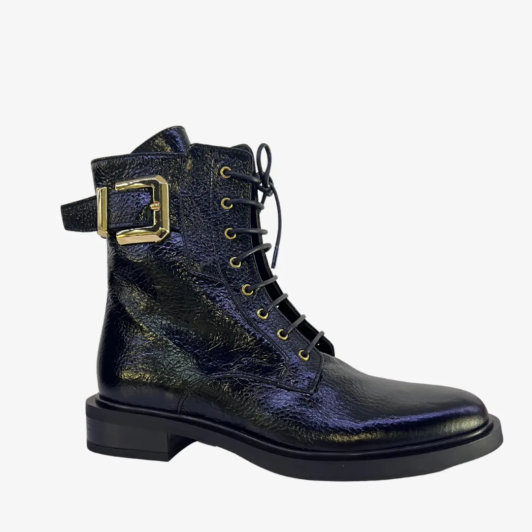Laura Bellariva Lace Up Combat Boots