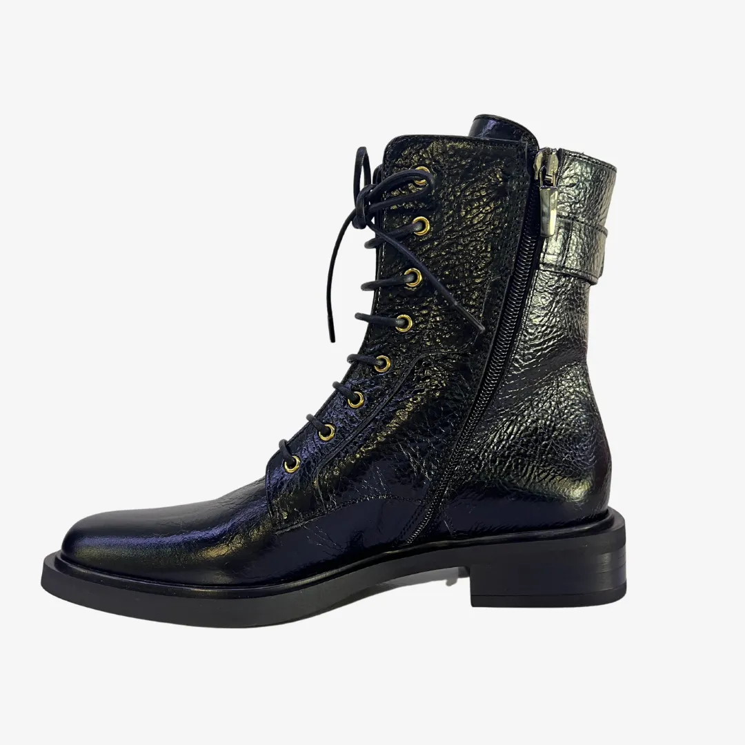 Laura Bellariva Lace Up Combat Boots