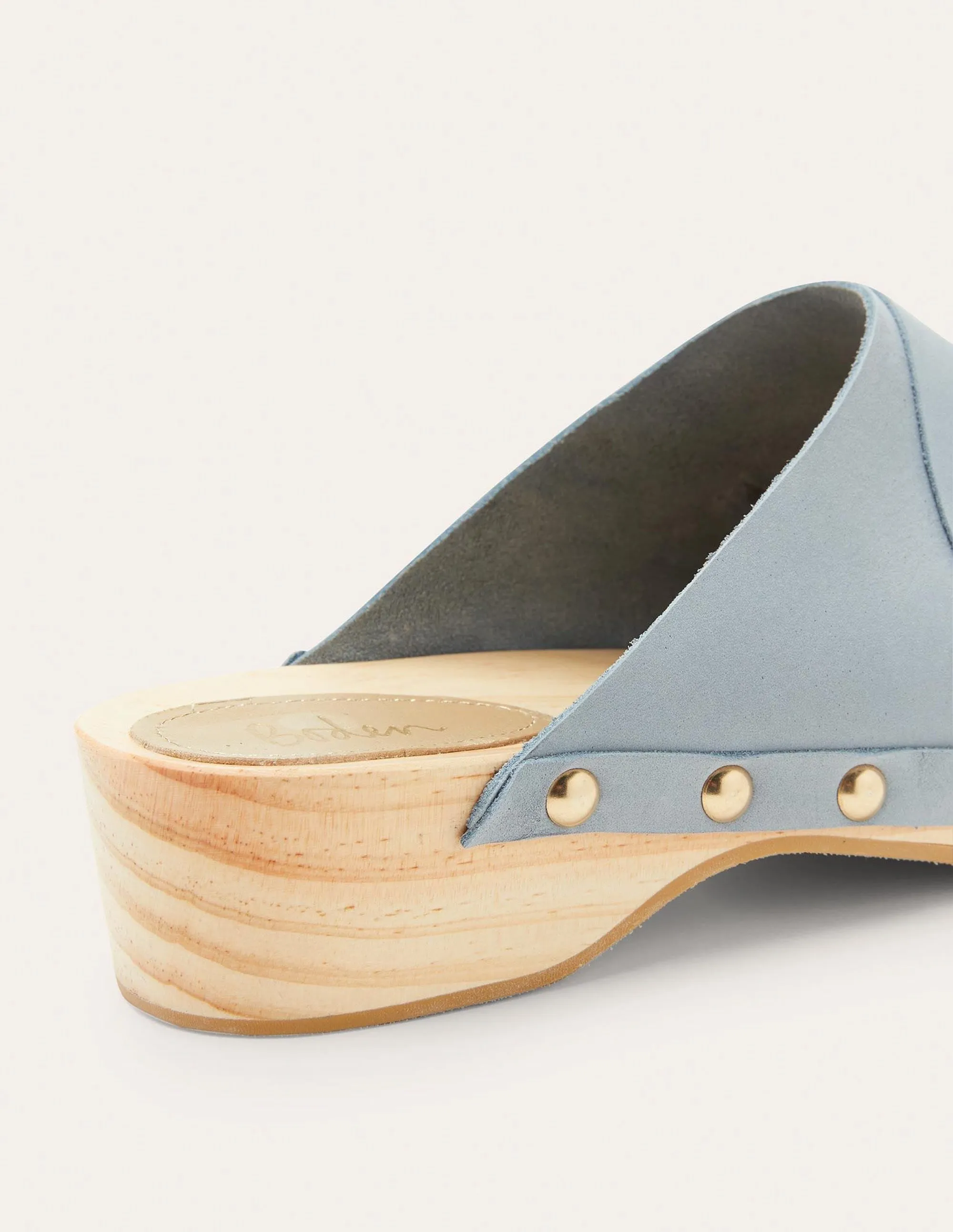 Leather Heeled Clogs-Mountain Spring
