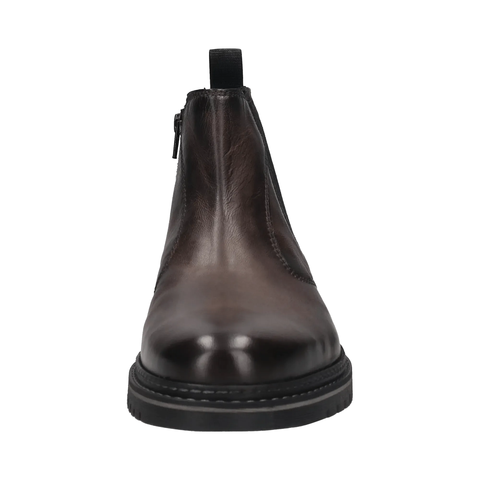 Leder Chelsea dunkelgrau