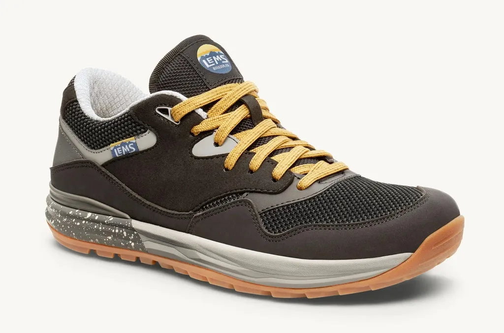 Lems Trailhead V2 Mountain to Town Retro Sneaker Mens - Onyx