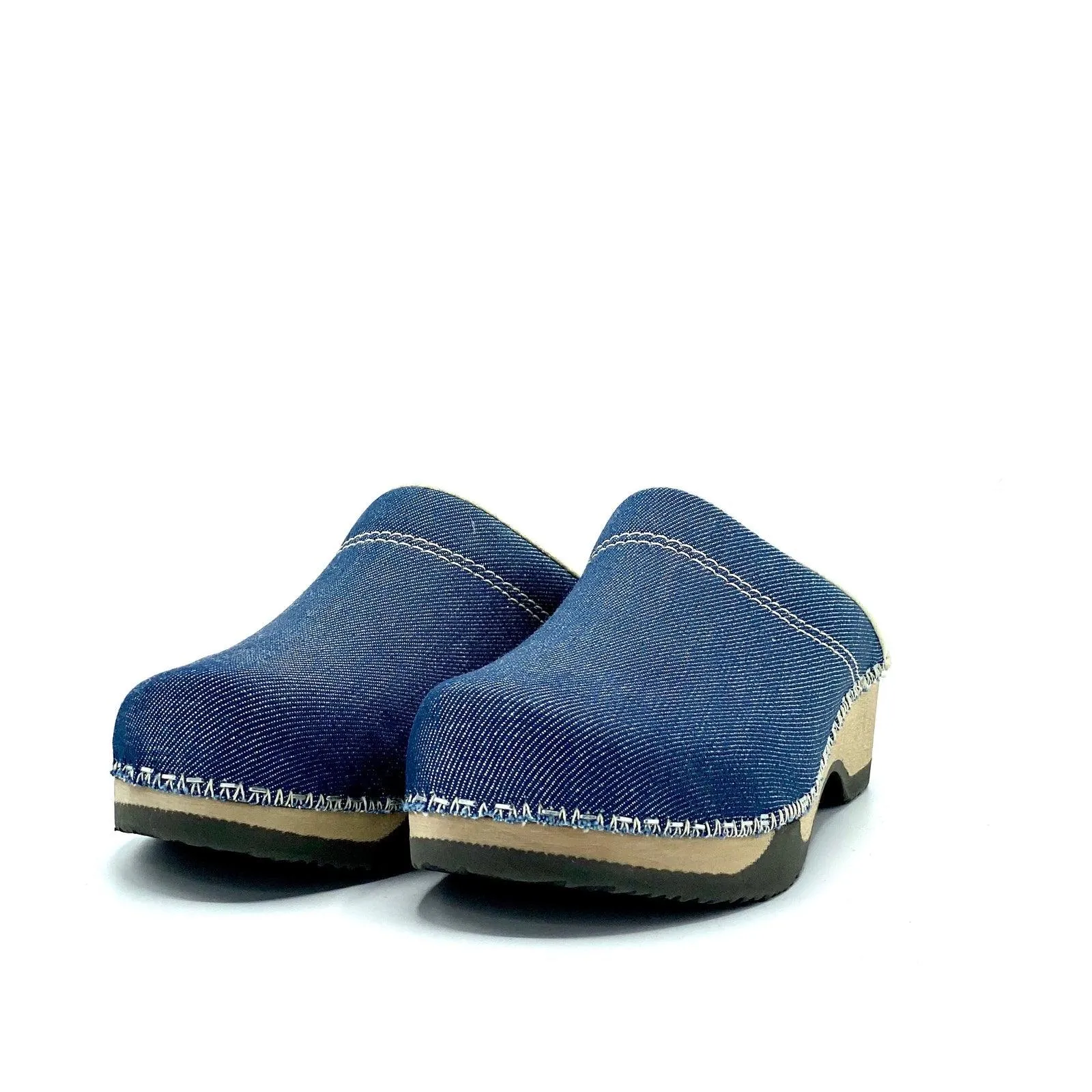 Magnafied - Embla Clogs in Japanese Denim