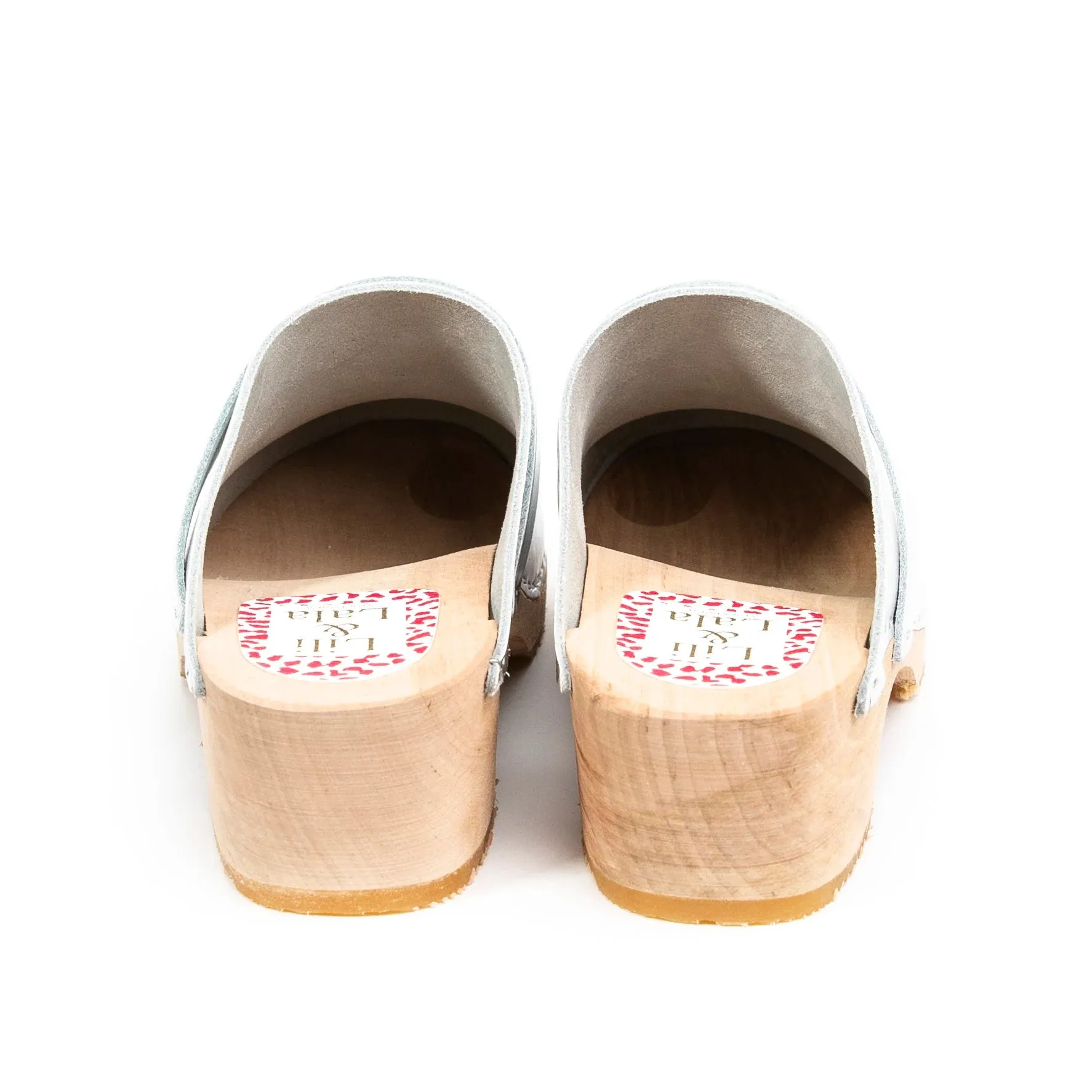 Malma Silver Clogs