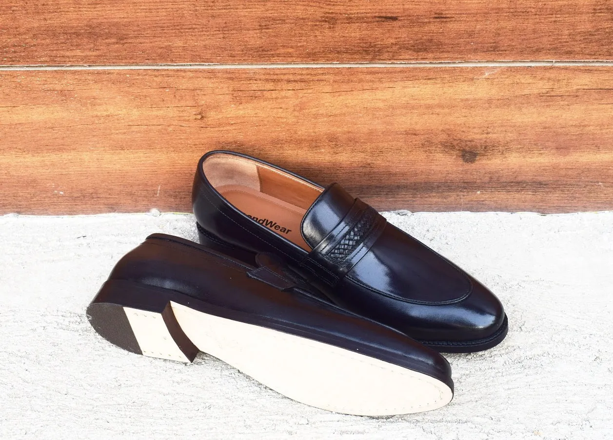 Matteo Weaving Slipon Handmade Shoes