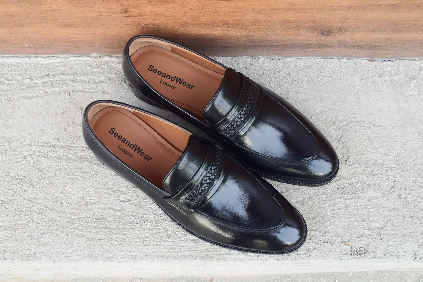 Matteo Weaving Slipon Handmade Shoes