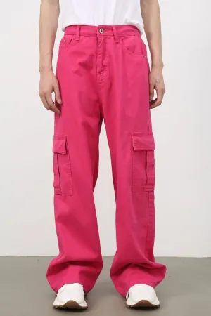 Men’s Loose Fit Cargo Pocket Jeans – Utility Style