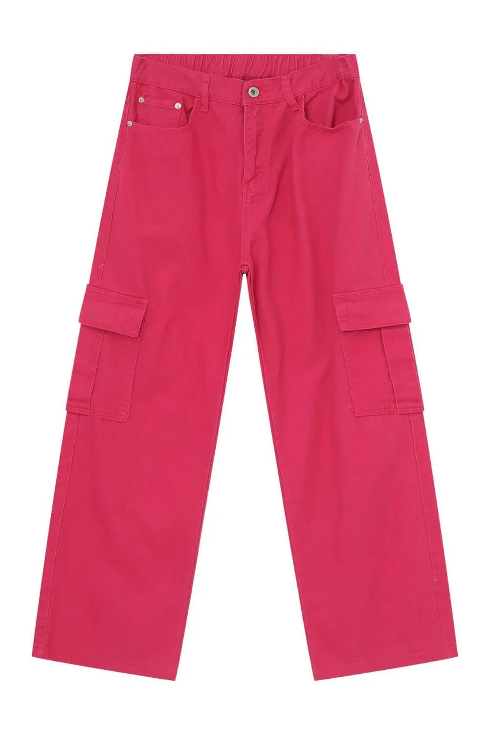 Men’s Loose Fit Cargo Pocket Jeans – Utility Style
