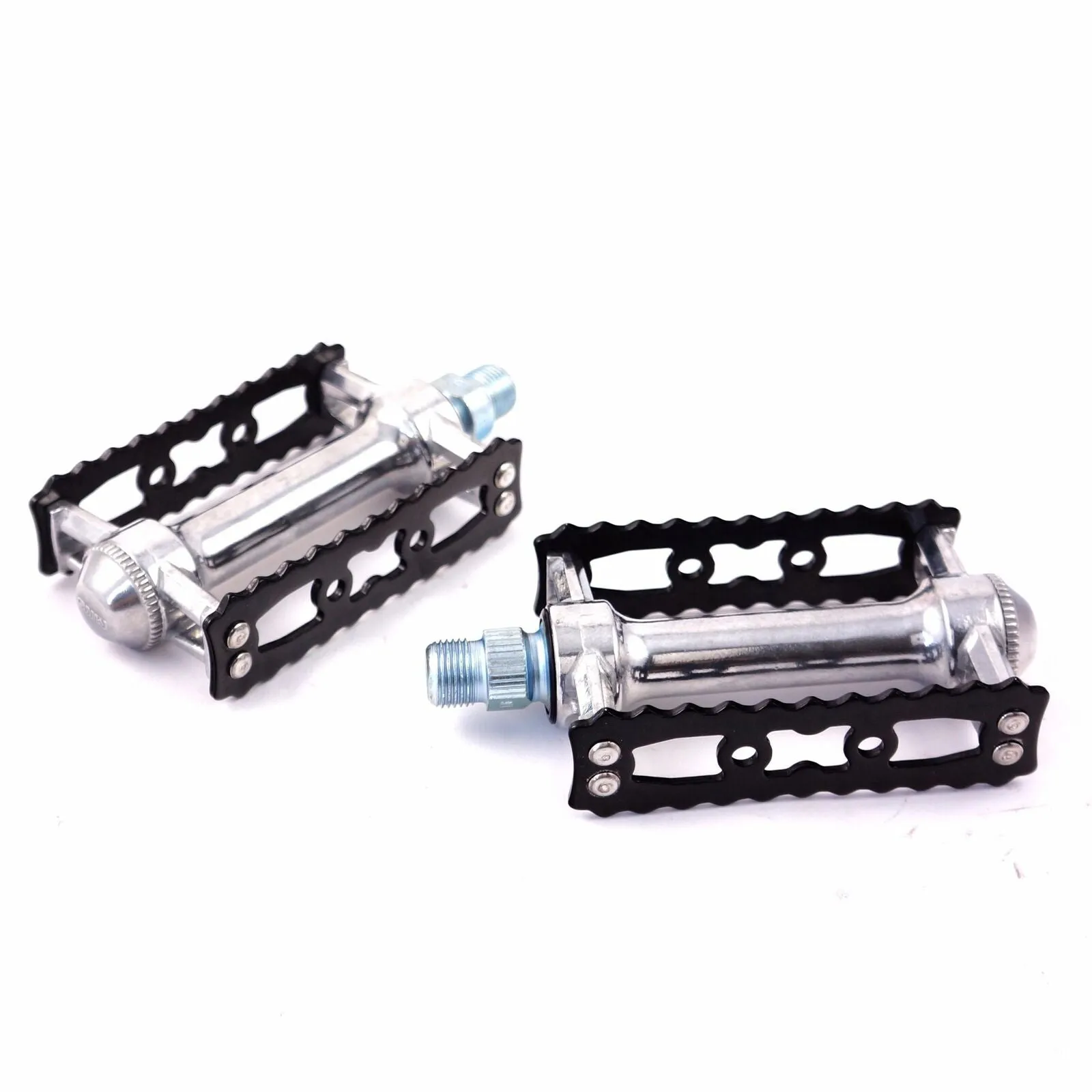 MKS Sylvan Touring Alloy Urban Fixed Toe Clip Compatible Bicycle Pedal