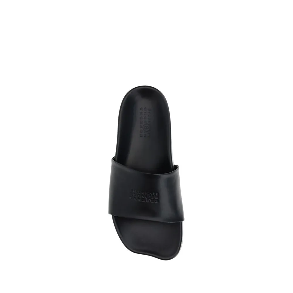 MM6 Anatomic leather Sandals