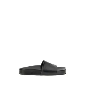 MM6 Anatomic leather Sandals
